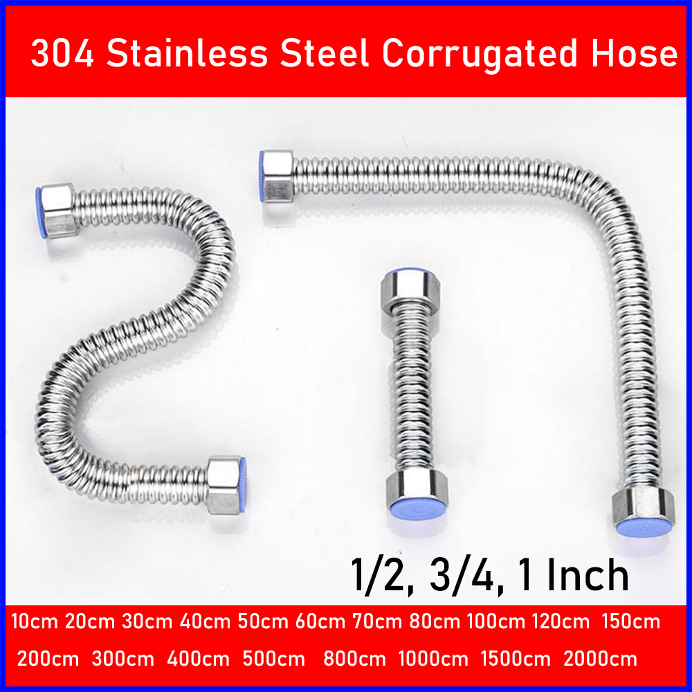 Flexible Hose Braided - One 304 Stainless Steel Corrugated Pipe