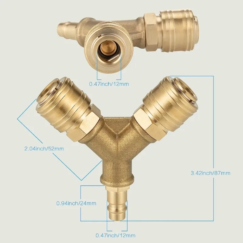 Upgraded Compressed Air Distri - Compression Fitting Brass avis et prix