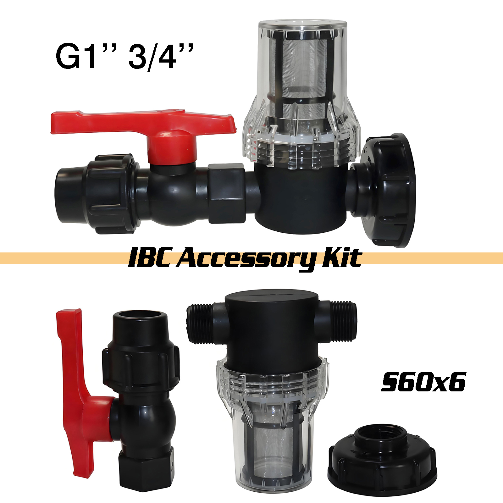 3Pcs Kit IBC water tank filter - Float Ball Valve avis et prix