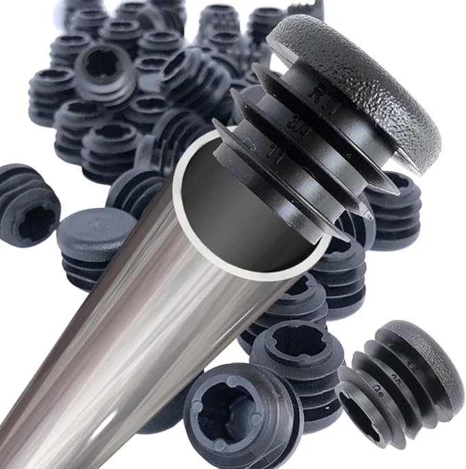 8 PCS Black Round Plastic Blan - Plastic Pipe Clip avis et prix