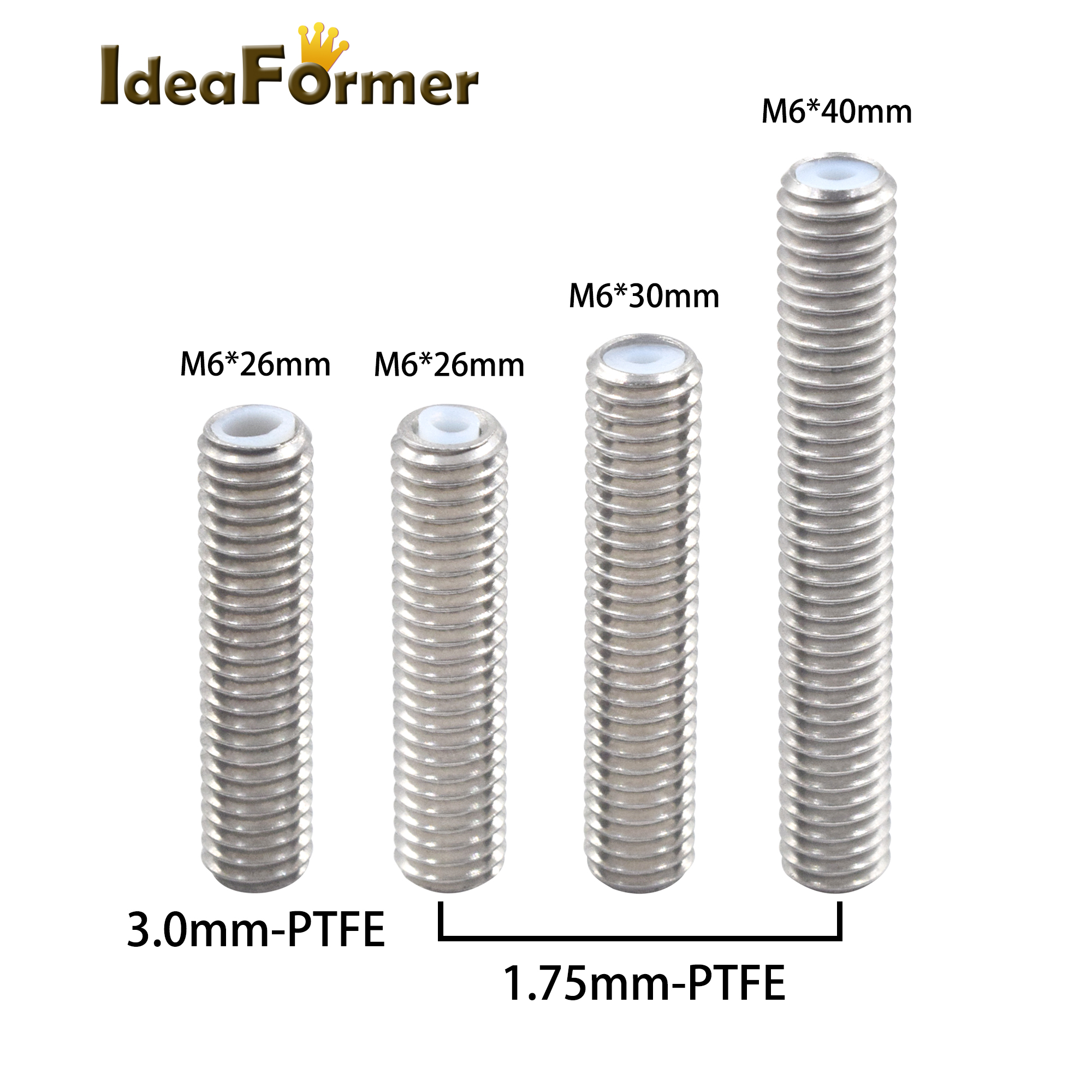 5pcs 3D Printer Stainless Stee - Ptfe Tape Thread avis et prix