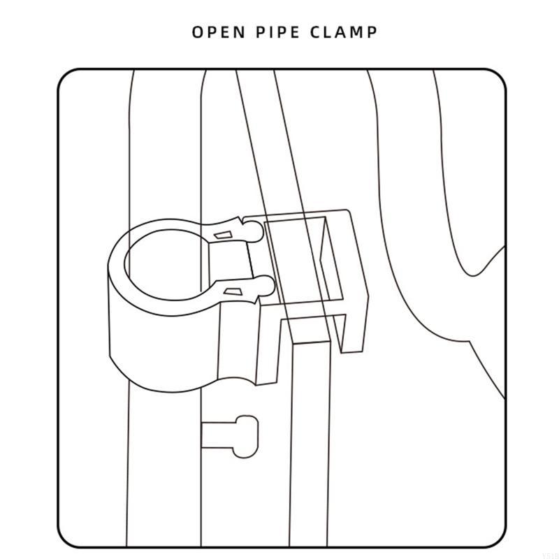 Y51B Airline Tube Holders Clam - Plastic Pipe Clip avis et prix