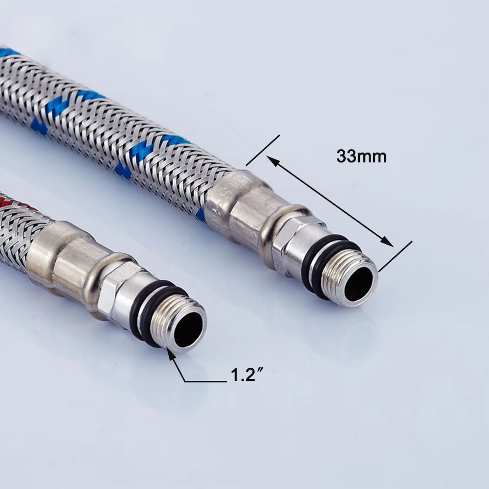 G1/2 G3/8 G9/16 50cm 1 pair St - Flexible Hose Braided avis et prix