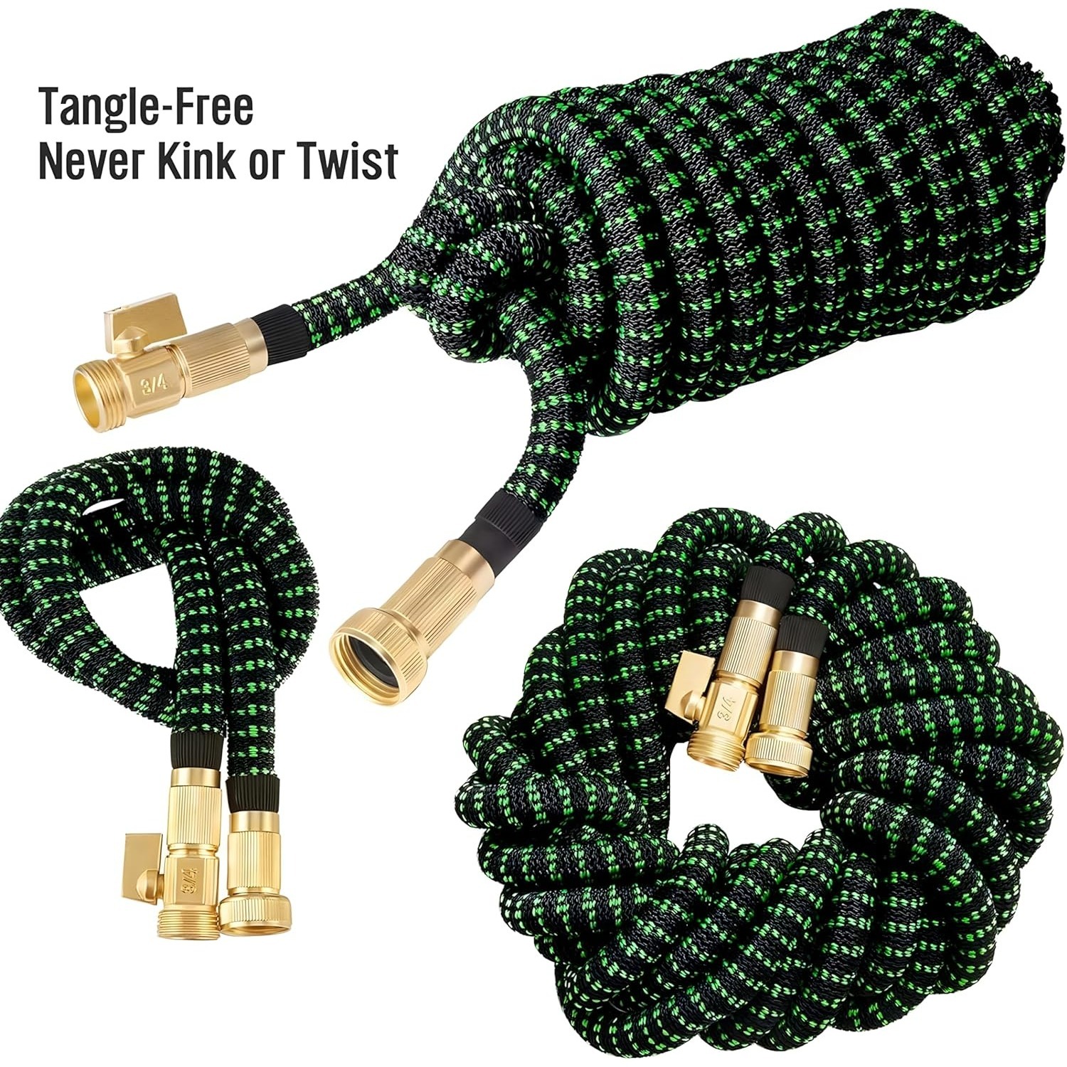Non-Expandable Garden Hose wit - Flexible Hose Braided avis et prix