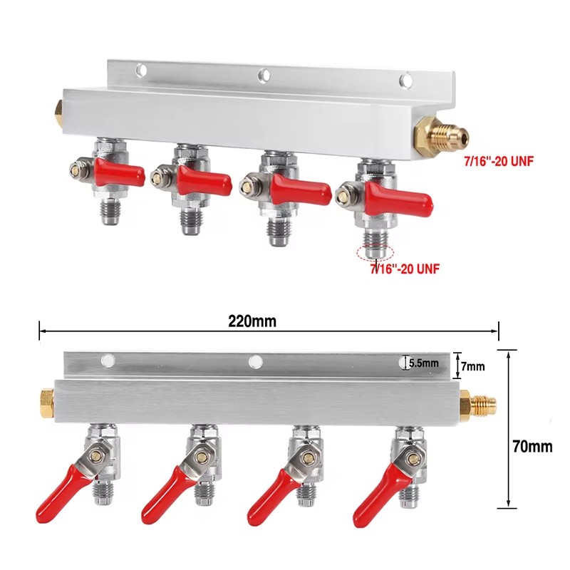 IMAICTUU 4 Way Gas Manifold Co - Push Fit Connector avis et prix