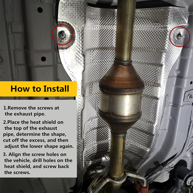 Car Embossed Aluminum Heat Shi - Pipe Freeze Spray avis et prix