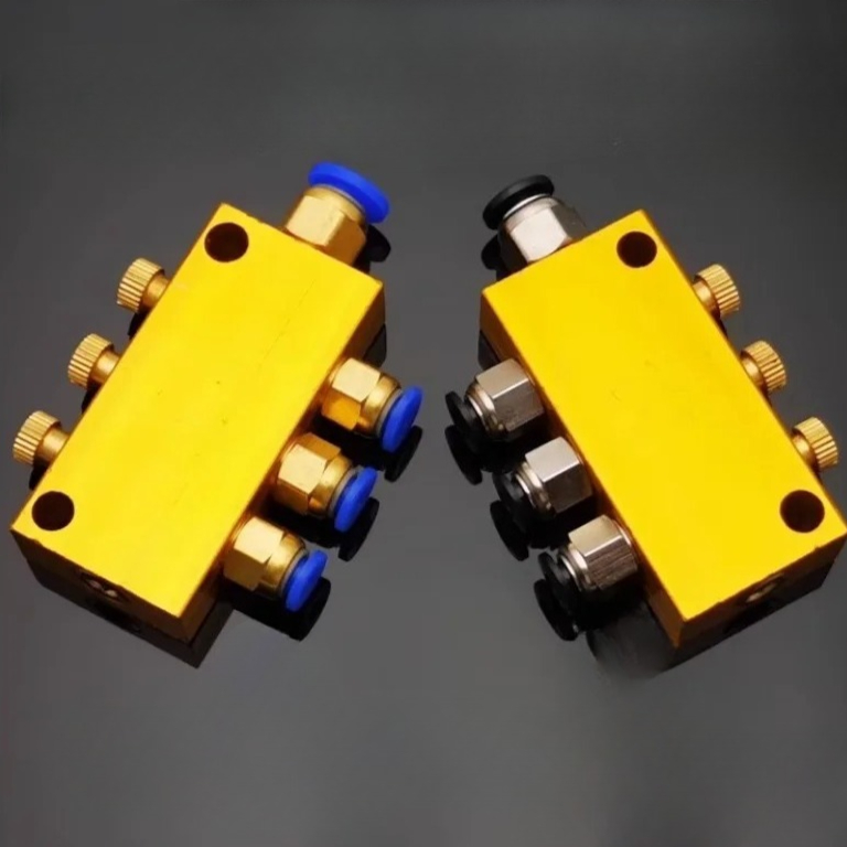 2-12 Ways Aluminium Brass Lube - Compression Fitting Brass avis et prix