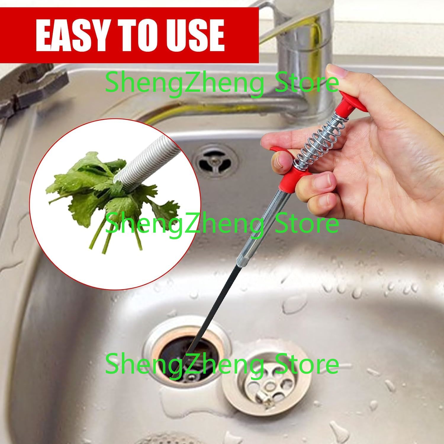 1Pcs Drain Snake Hair Drain Cl - Drain Snake Flexible avis et prix