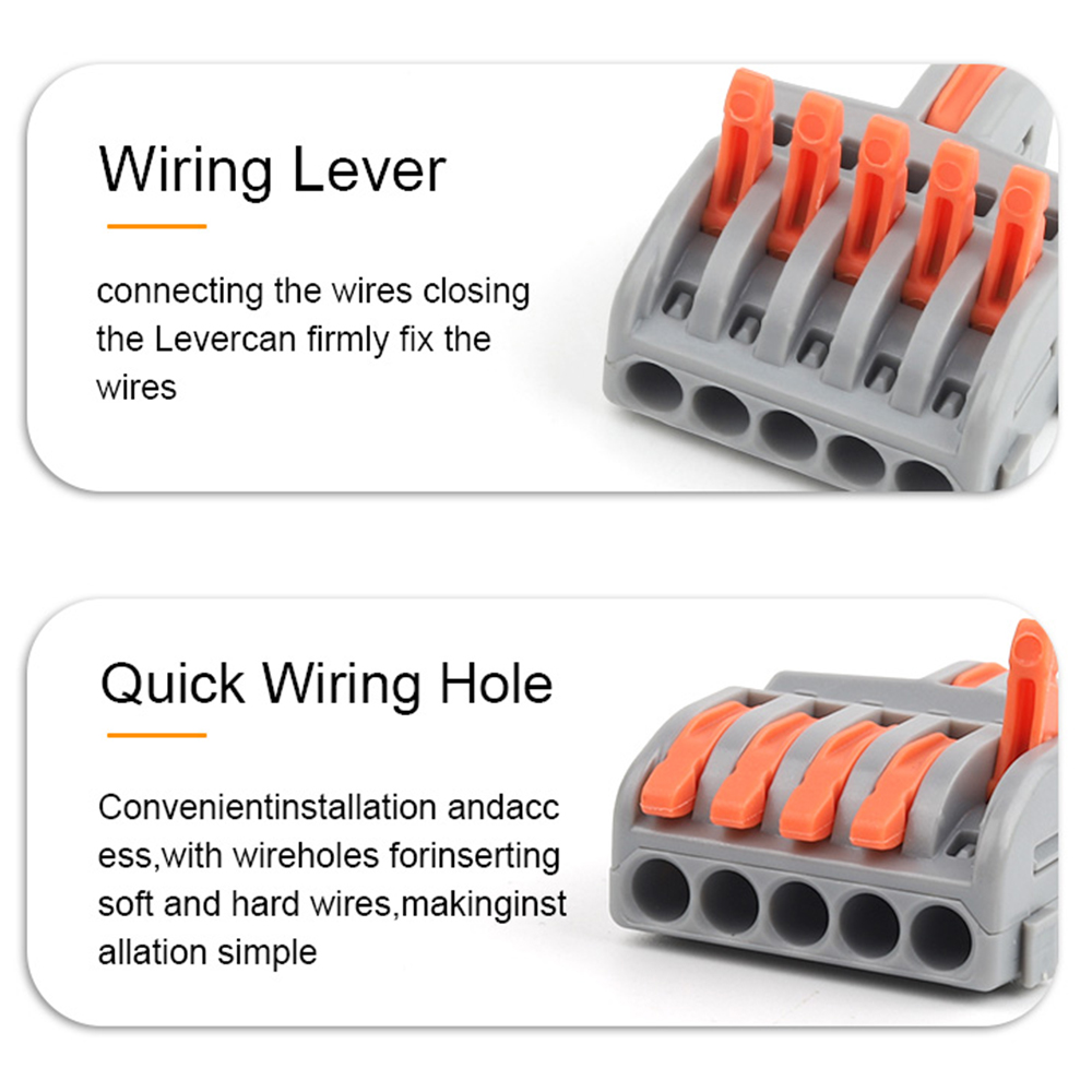 10/100PCS Electrical Cable Con - Push Fit Connector avis et prix