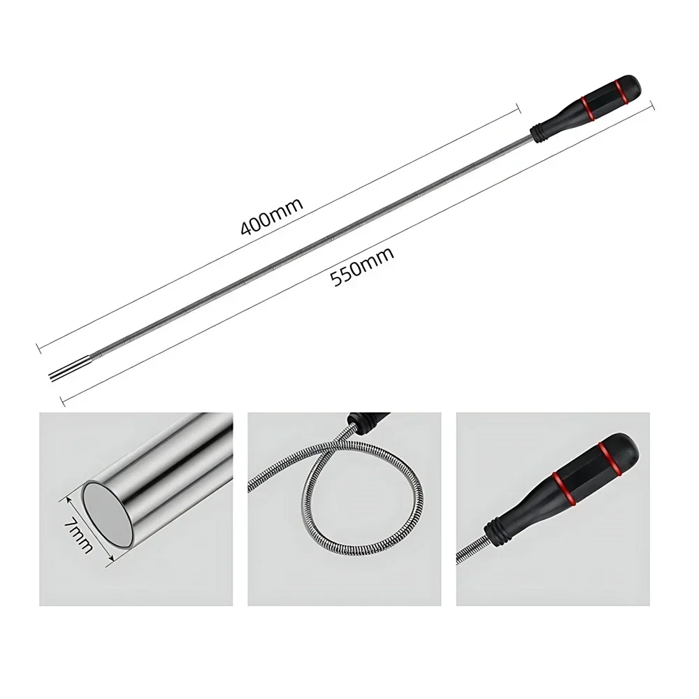 Flexible Magnetic Pickup Tool  - Drain Snake Flexible avis et prix