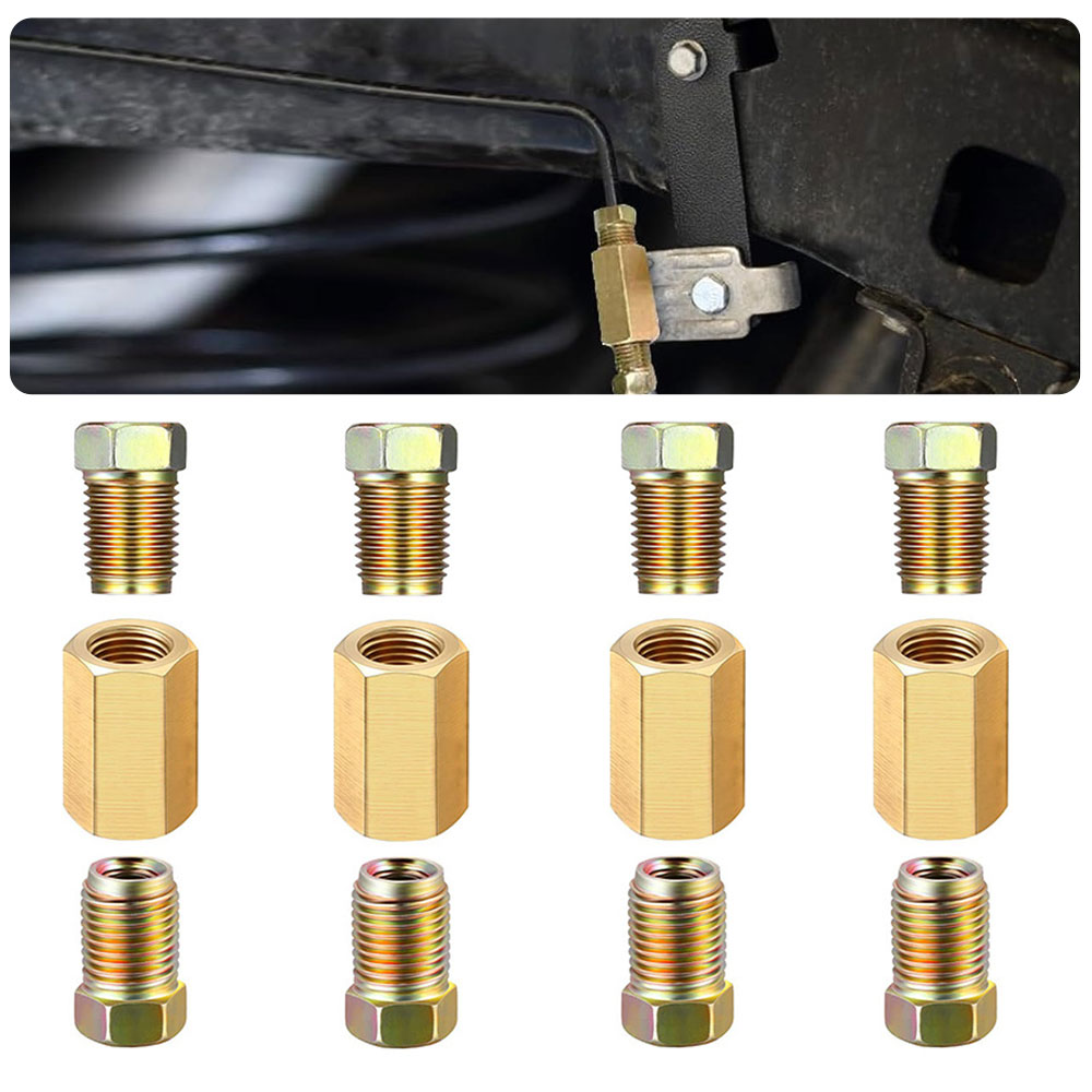 12pcs 3/16 (3/8-24 Inverted) B - Compression Fitting Brass avis et prix