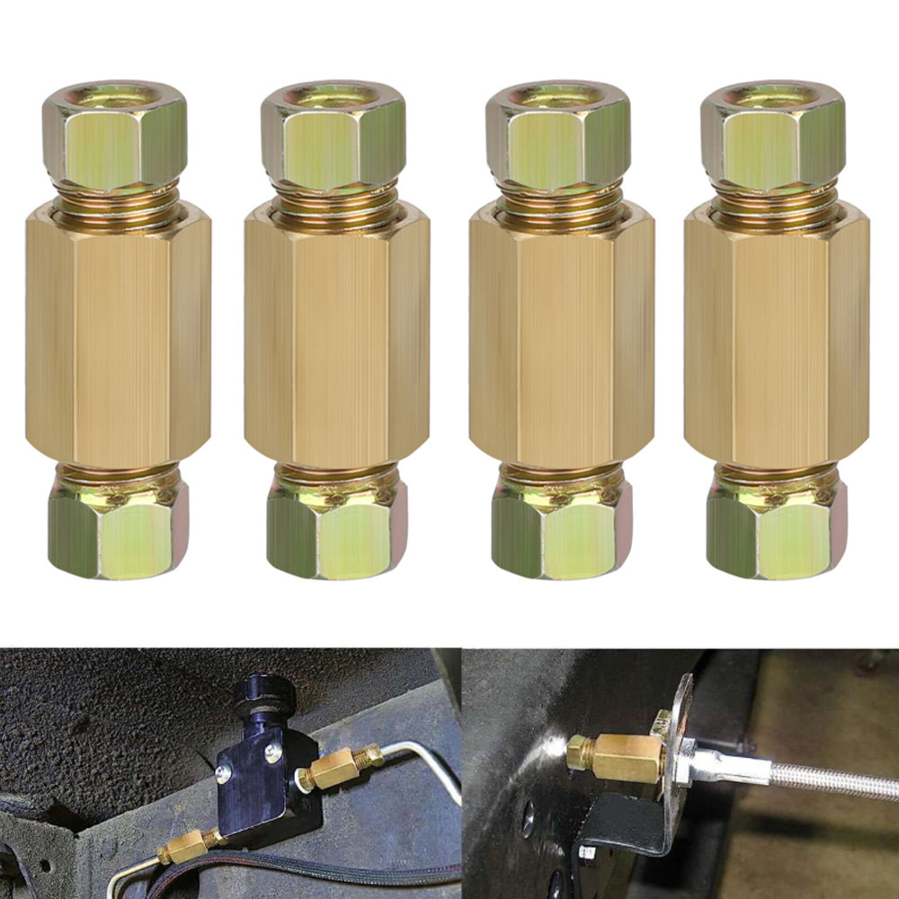 12pcs 3/16 (3/8-24 Inverted) B - Compression Fitting Brass avis et prix