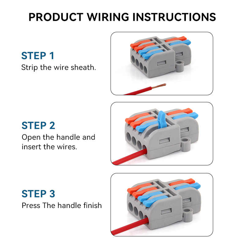 1/5/10 PCS Mini Fast Wiring Ca - Push Fit Connector avis et prix
