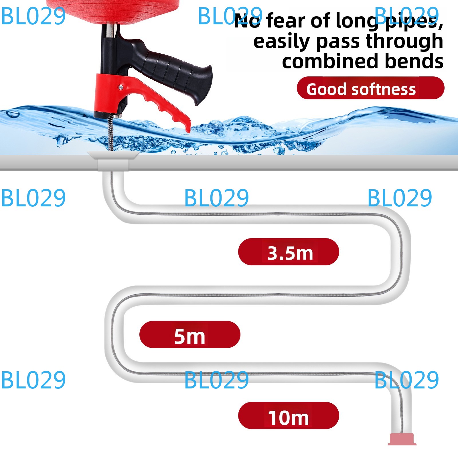 Professional Drain Snake Auger - Drain Snake Flexible avis et prix