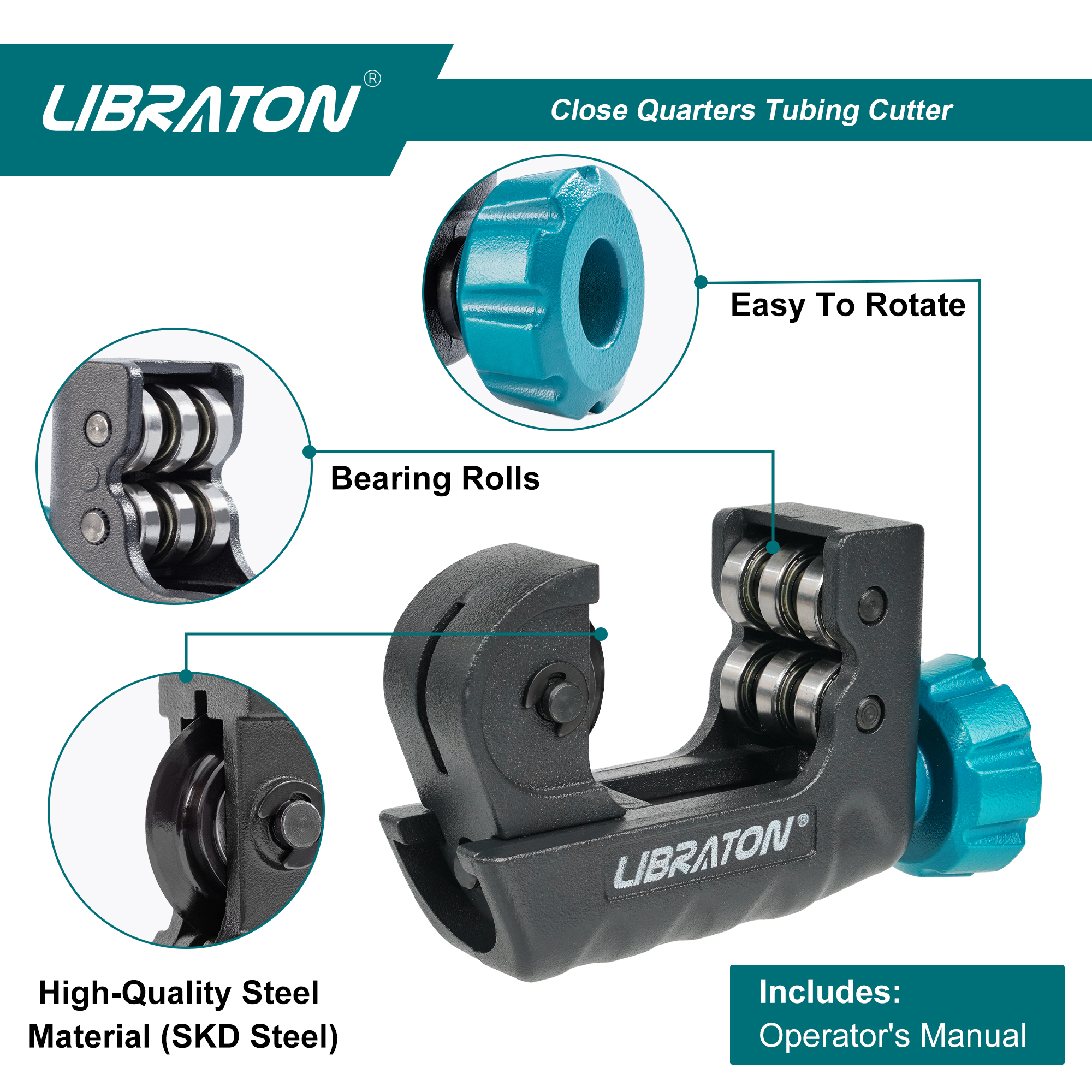 Libraton Tubing Cutter 4mm to  - Pipe Cutter Ratchet avis et prix