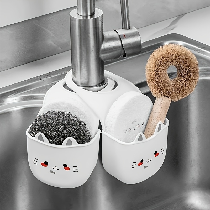 Cartoon Cat Basket Soft Buckle - Silicone Tap Washer avis et prix