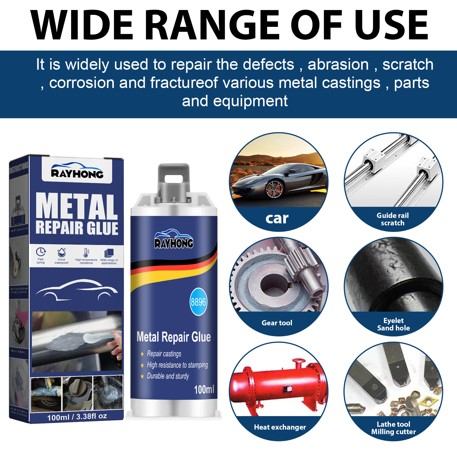 100ml Industrial Metal AB Cast - Solvent Weld Cement avis et prix