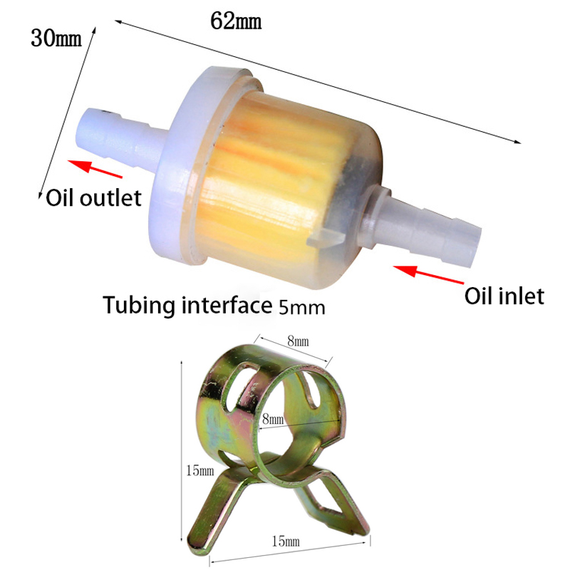 1Set Fuel Petrol Inline Hose P - Plastic Pipe Clip avis et prix