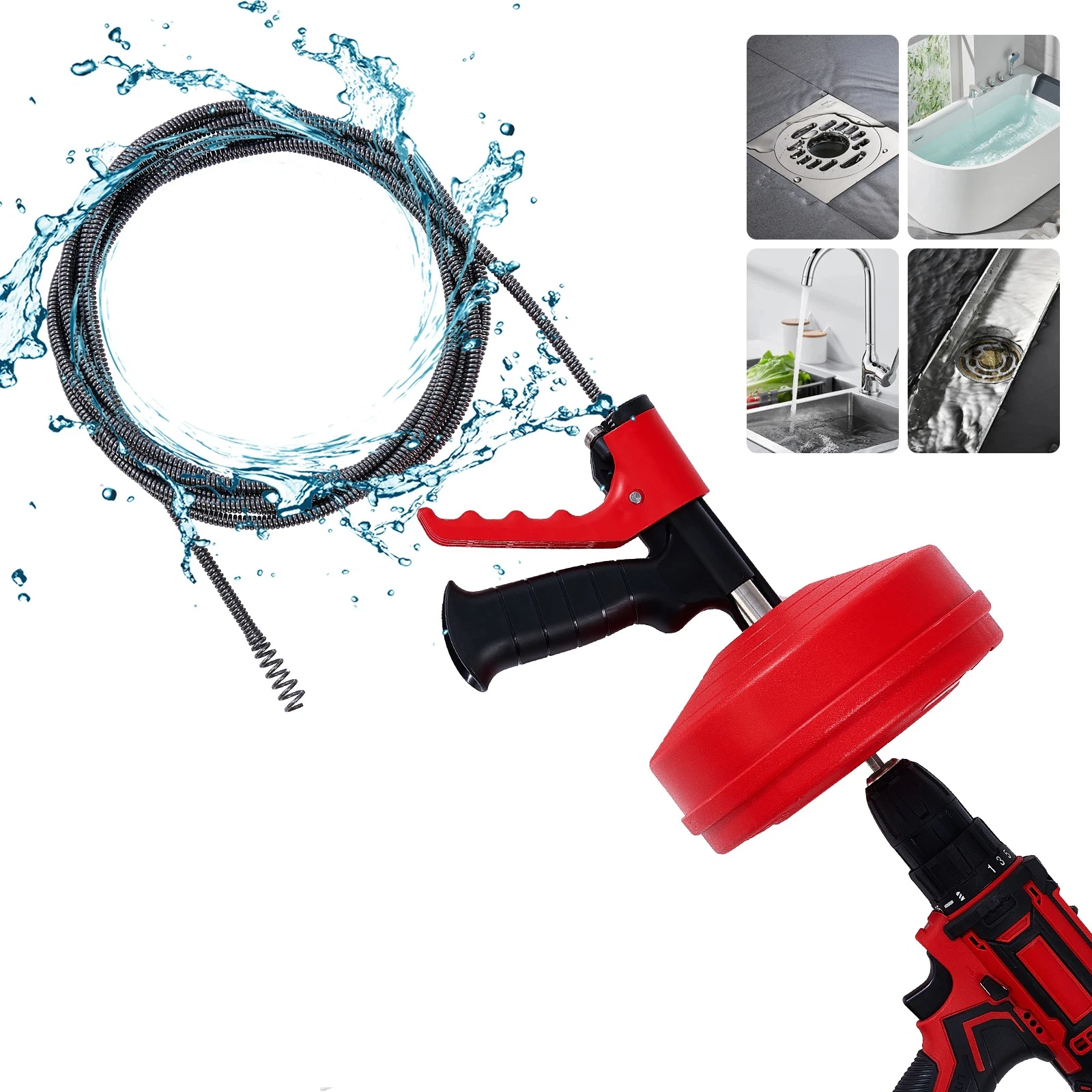 Professional Drain Snake Auger - Drain Snake Flexible avis et prix