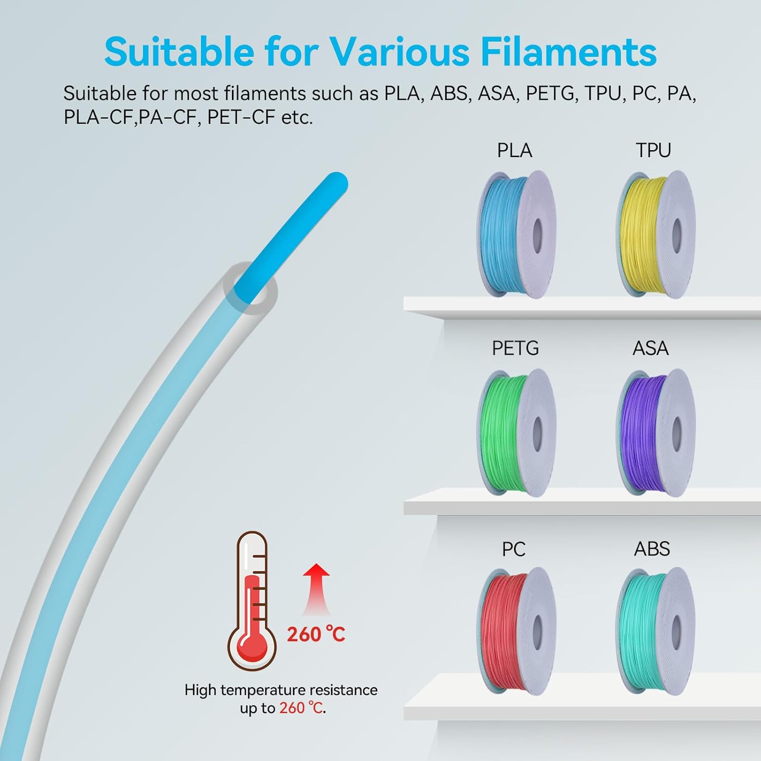 For Bambu Lab Ptfe Tube P1P AM - Ptfe Tape Thread avis et prix
