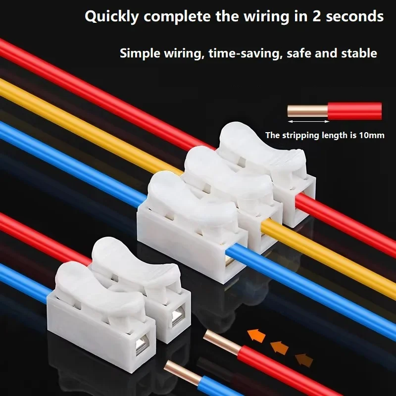 50pcs Push Quick Wire Cable CH - Push Fit Connector avis et prix