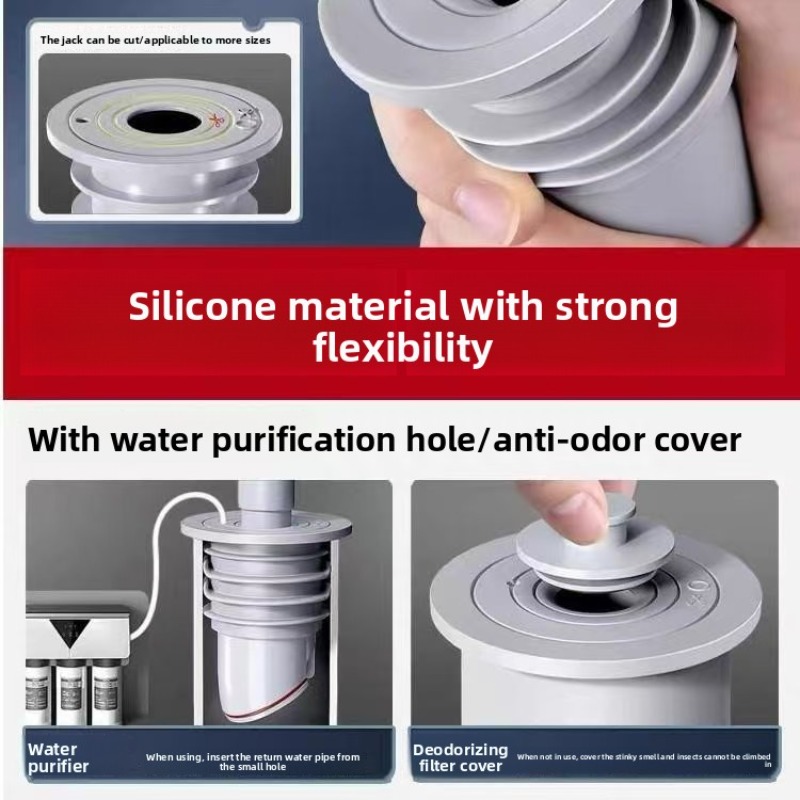 Sink Plug Sewer Pipe Sealing R - Drain Pipe Clip avis et prix