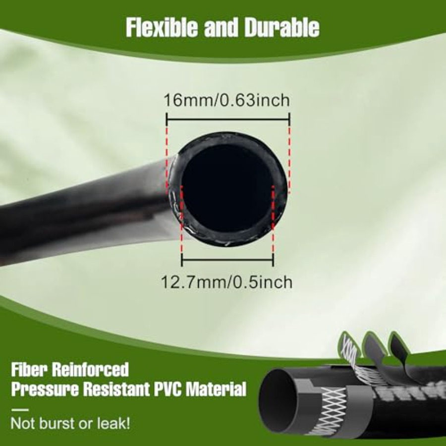 100FT 1/2 Inch Drip Irrigation - Push Fit Connector avis et prix