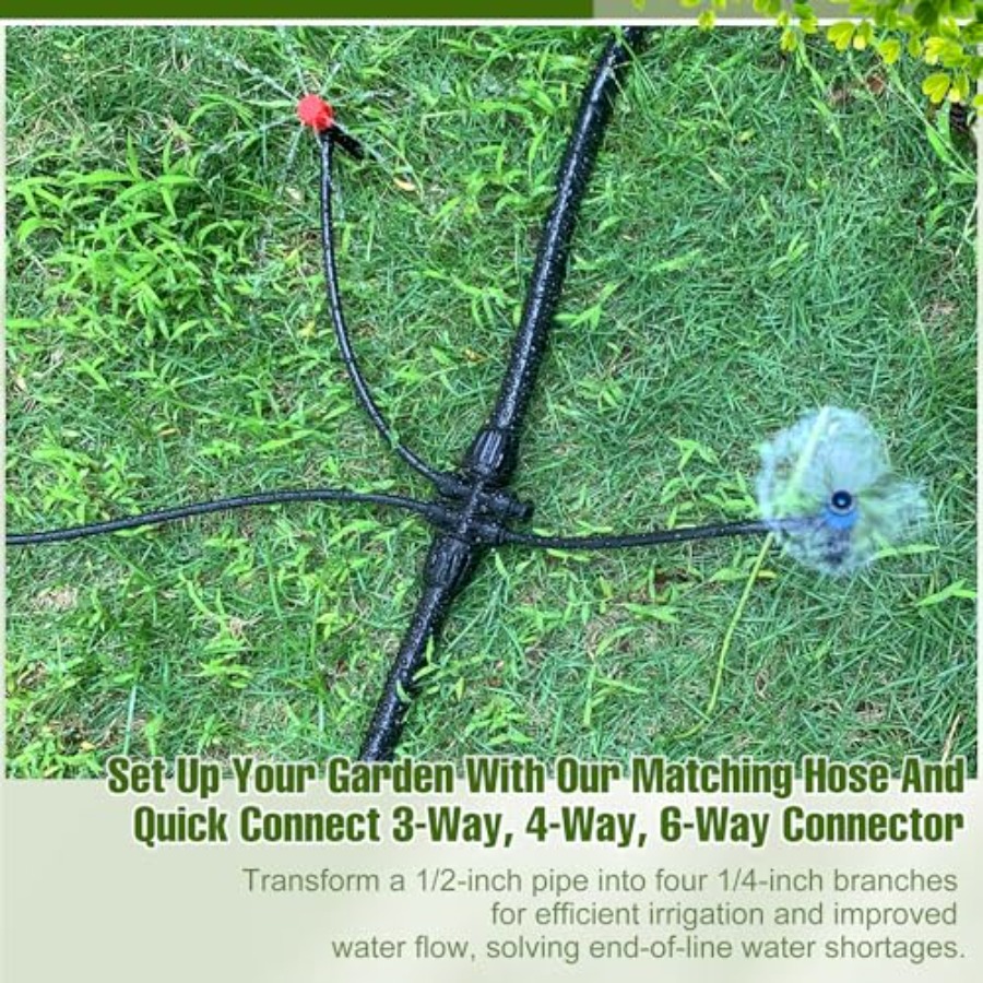 100FT 1/2 Inch Drip Irrigation - Push Fit Connector avis et prix