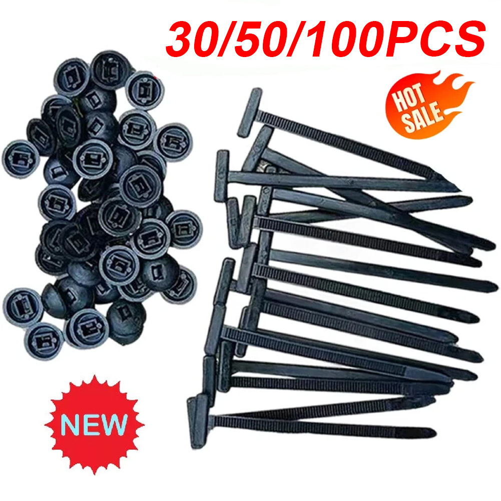 500/100/50Pcs Self-Locked Nylo - Plastic Pipe Clip avis et prix