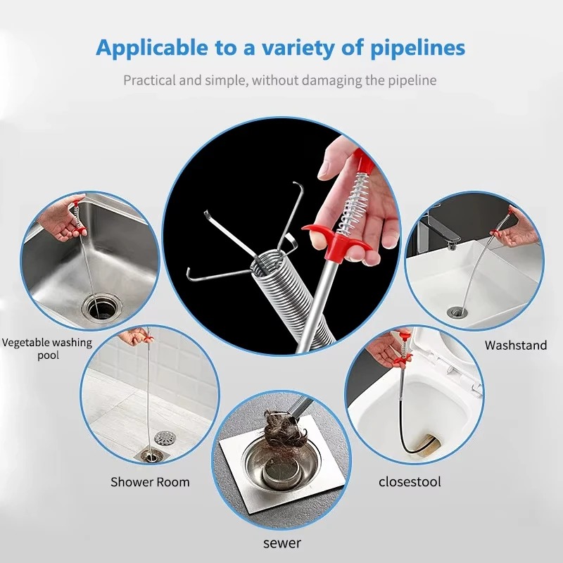 Flexible Spring Snake Drain Pi - Drain Snake Flexible avis et prix