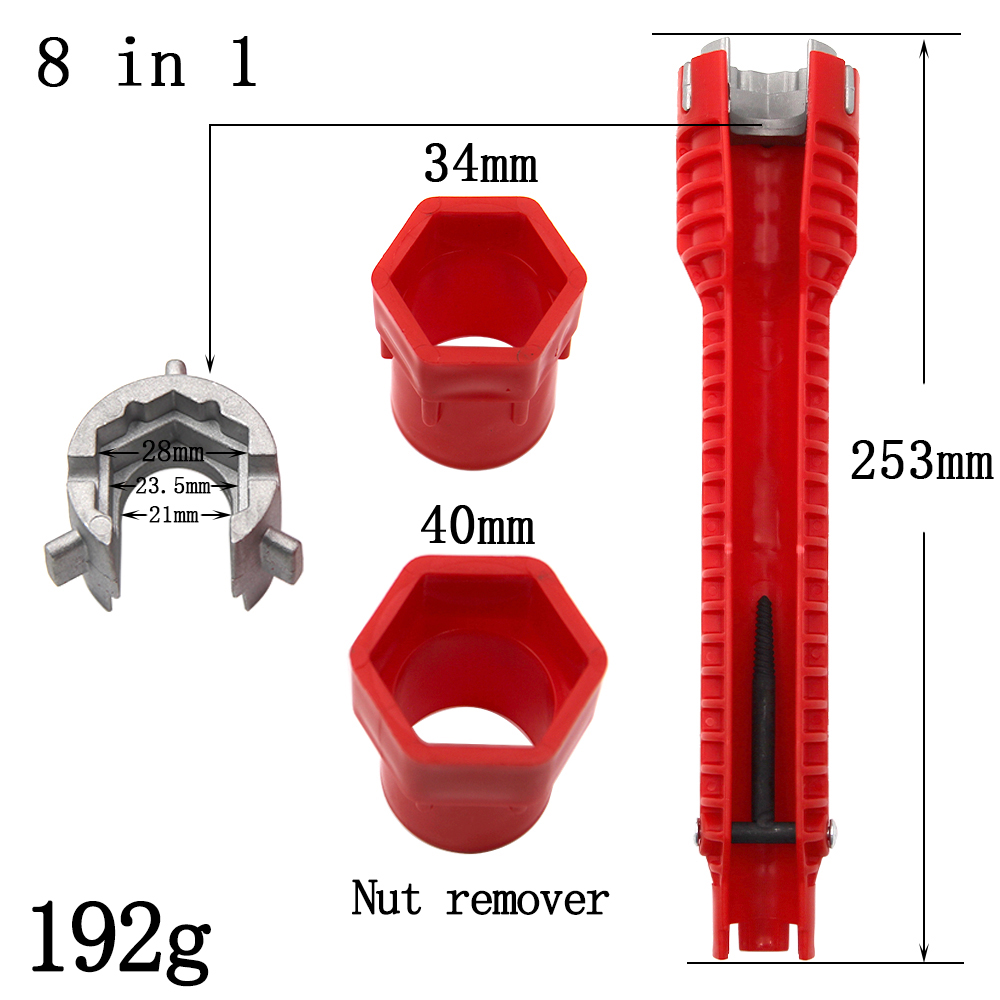 Three head red Sink wrench 8-i - Pipe Freeze Spray avis et prix