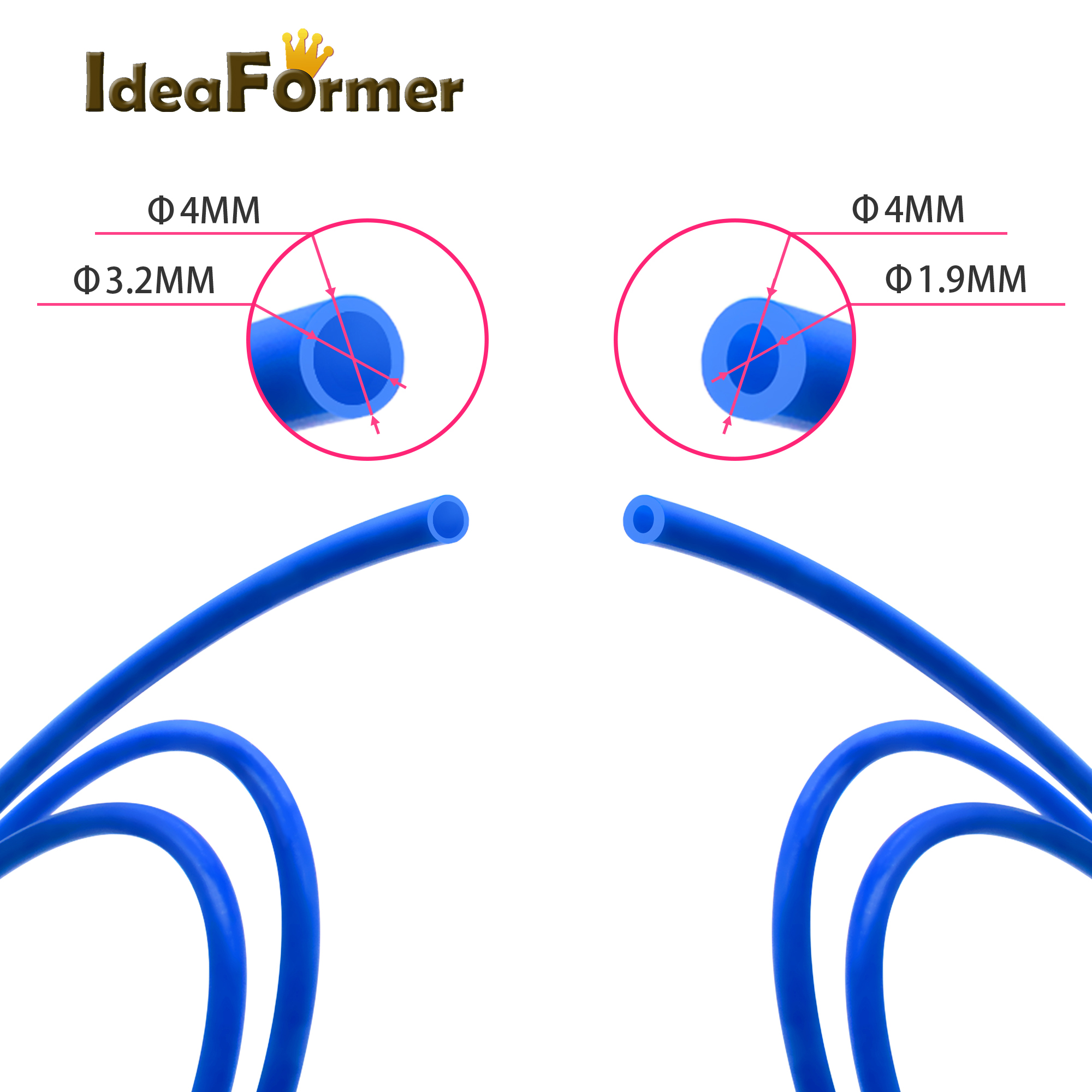 IdeaFormer 1/2/5M PTFE Tube Pi - Ptfe Tape Thread avis et prix